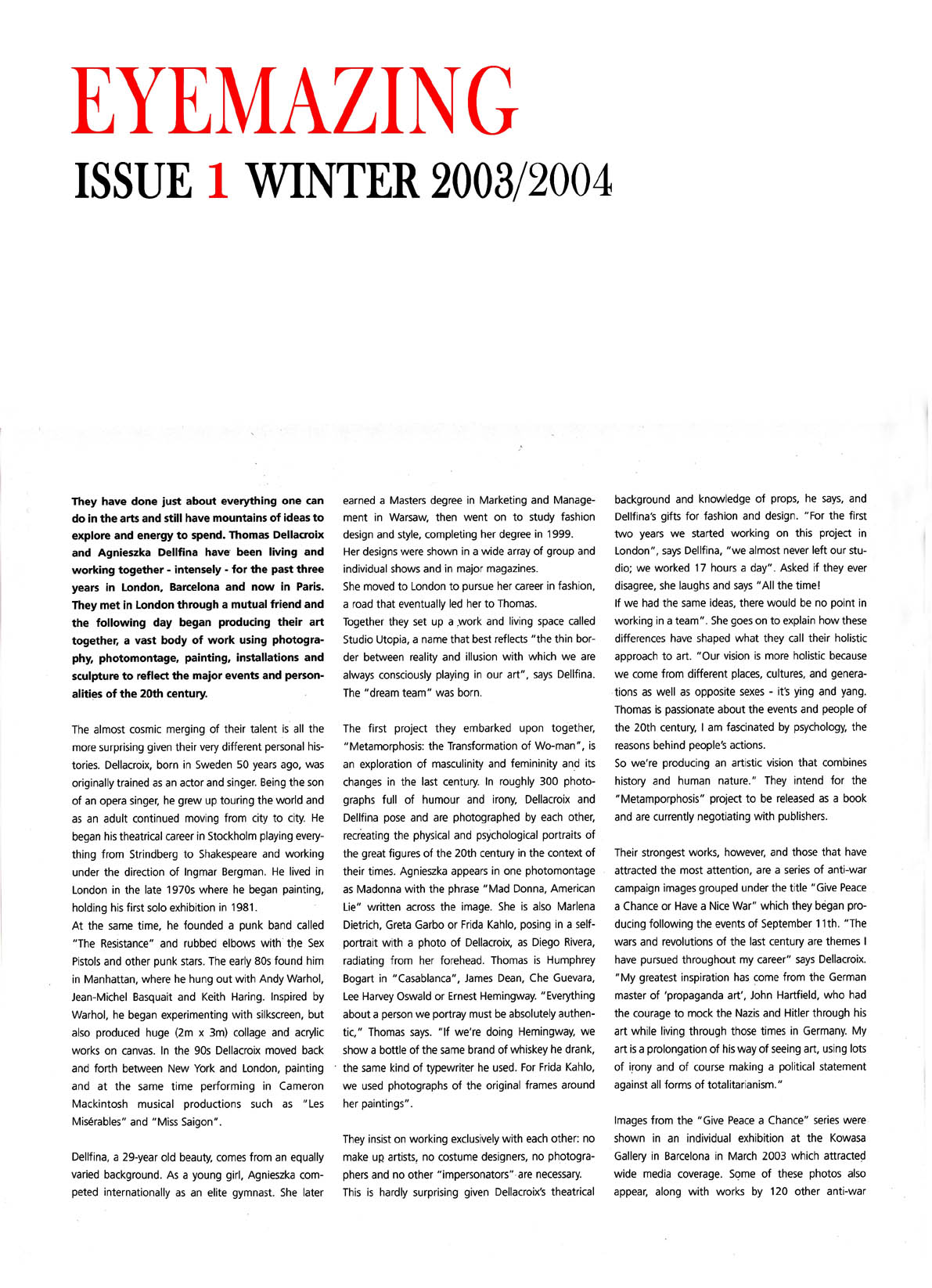 EYEMAZING ARTICLE p.1